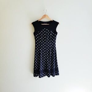 AMERICAN LIVING Polka Dot Jersey Midi Dress, 4